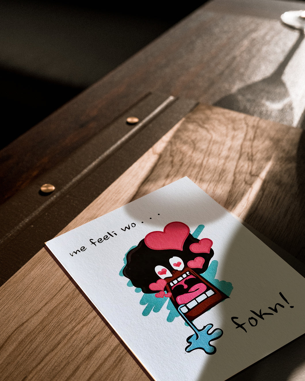 A Love Themed Gift Card - Me Feeli Wo Fokn