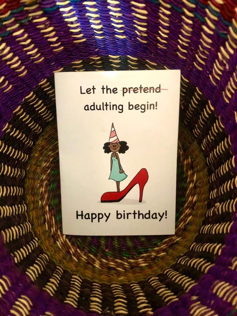Birthday Card - Adulting