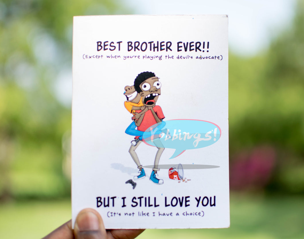Love Themed Card - Best brother