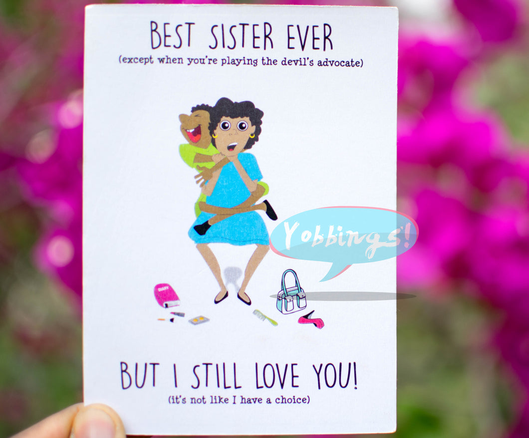 Love themed card - Best Sister