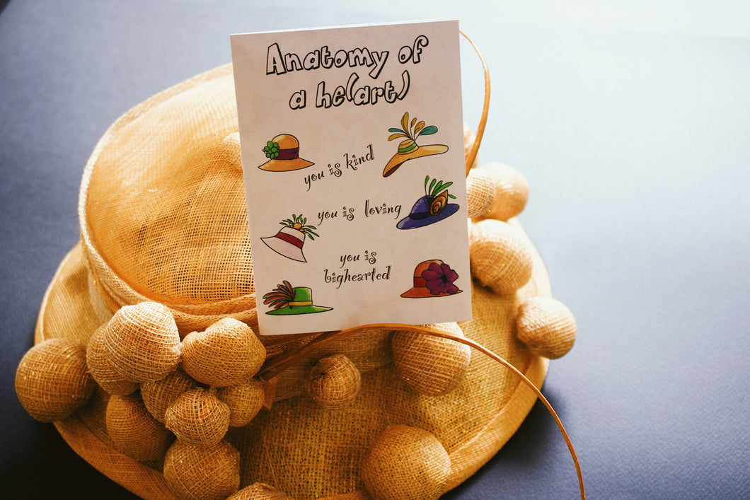 Love themed Card  - Anatomy Of Heart