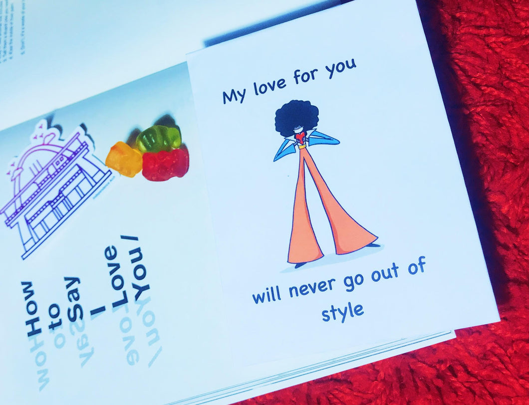 Love Themed Gift Card - My love for you