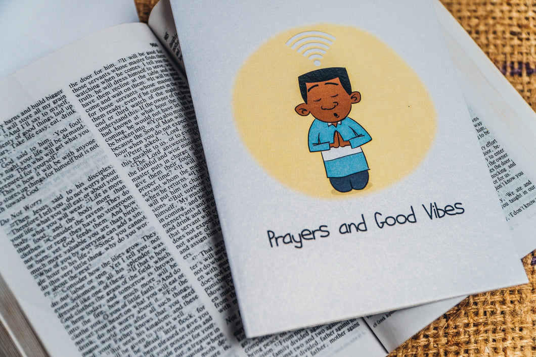 Card for Encouragement - Prayers and Good Vibes