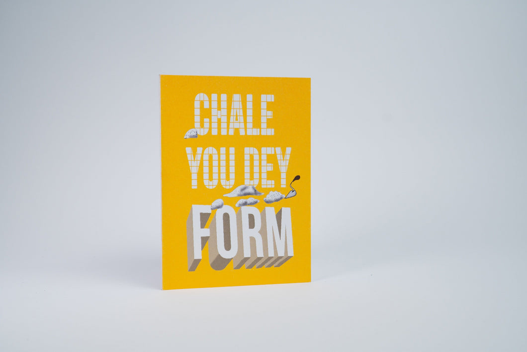 Card for Encouragement - You dey form